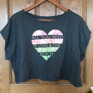 Aeropostale gray top.